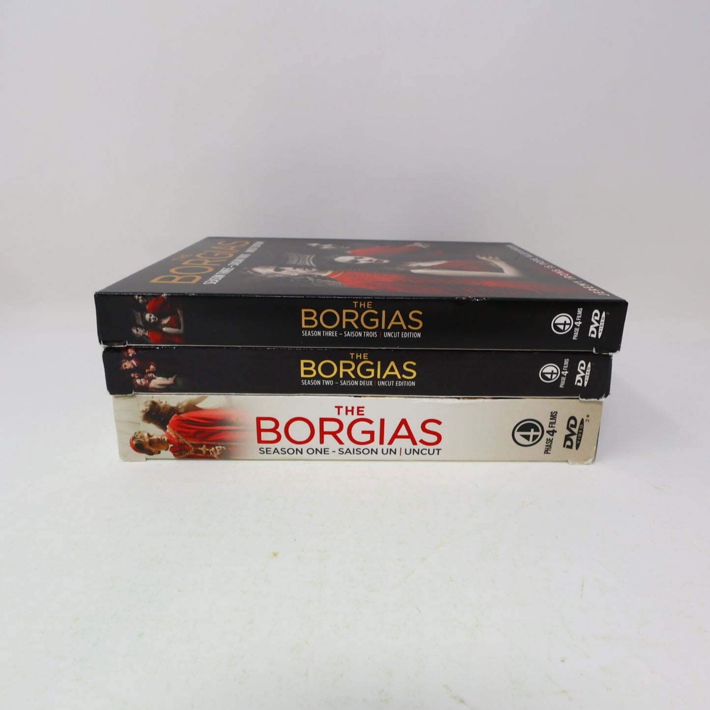 The Borgias Complete Series Uncut Season #1-2-3 DVD Set NTSC English & Français