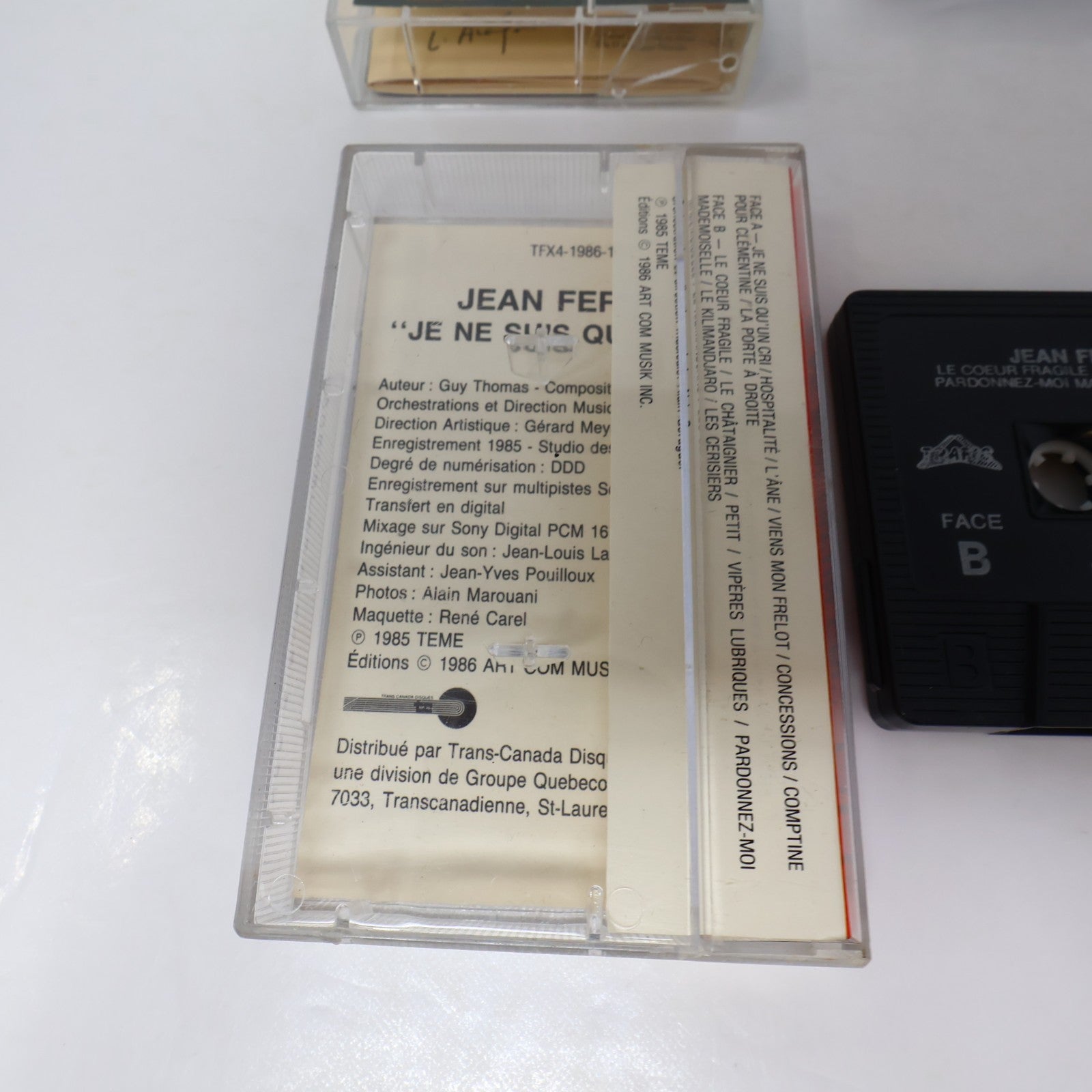 Jean Ferrat Lot 3 Cassettes Je ne suis qu'un cri/16 Nouveaux Poèmes D'Aragon