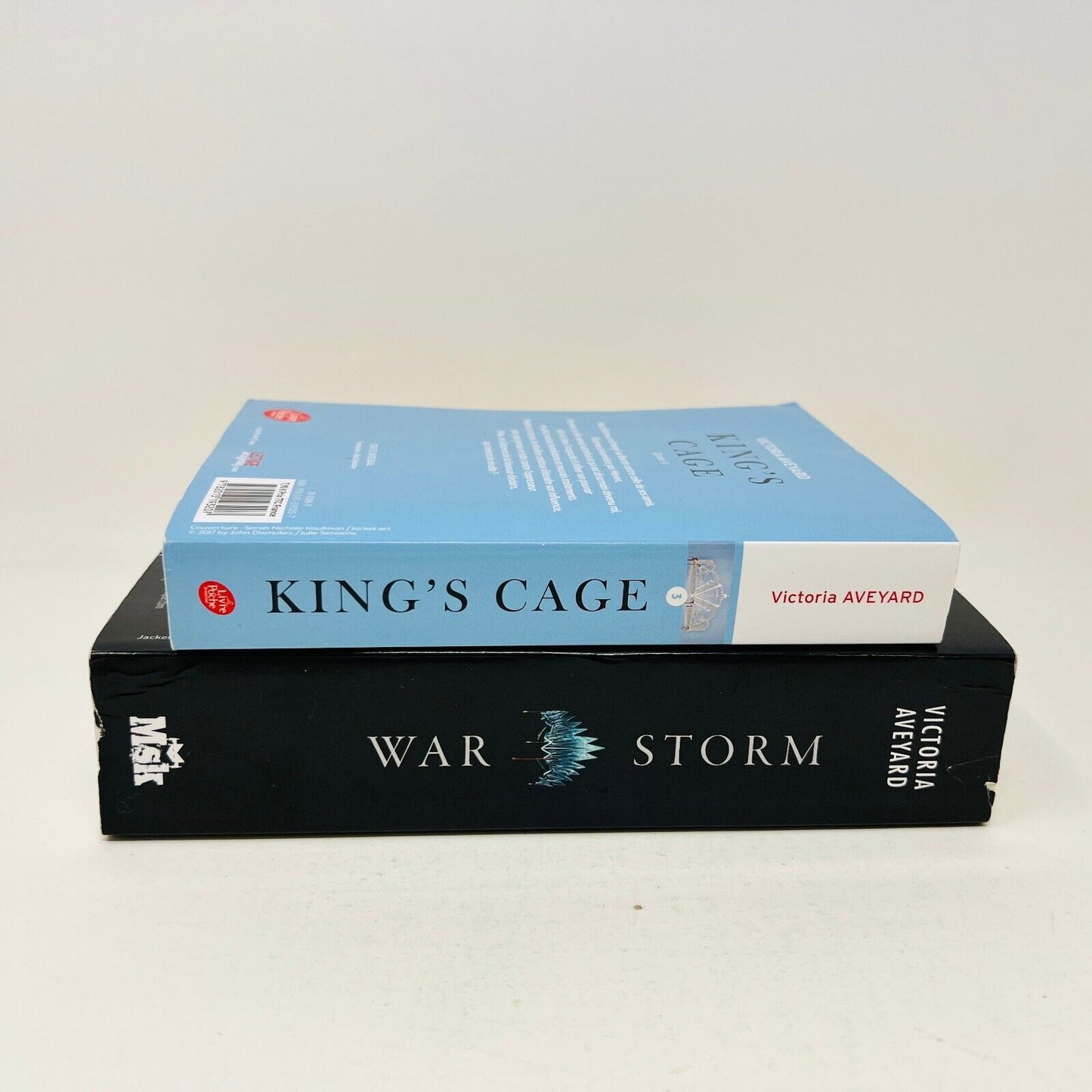 King's Cage/War Storm en Français/French de Victoria Aveyard Lot Red Queen #3-4