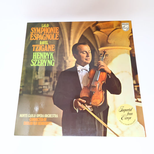 Lalo/Ravel Symphony Espagnole/Tzigane Henryk Szeryng LP Record Vinyl 6500 195