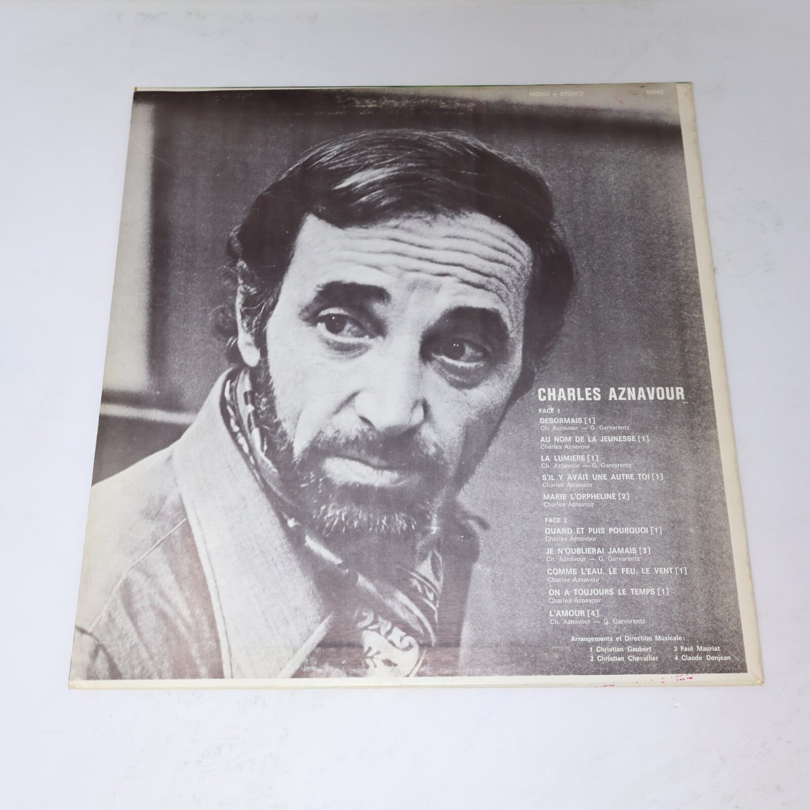 Charles Aznavour Lot 4 Disques Idiote je T'Aime/Visages de L'Amour/Désormais LP