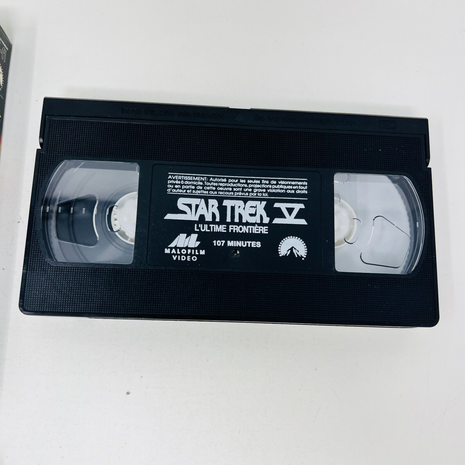 Coffret Star Trek de 7 Films VHS NTSC Testés en Français/French William Shatner