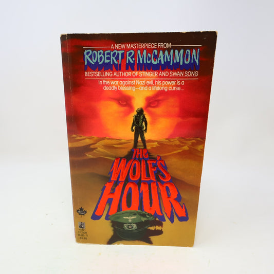 1989 The Wolf's Hour Robert Mccammon Horror Fantasy 1st Print Pocket Book 80s PB