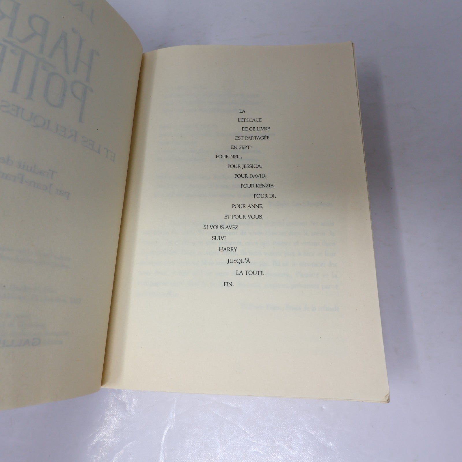 Harry Potter et les Reliques de la Mort J. K. Rowling Gallimard 2013 PB Français