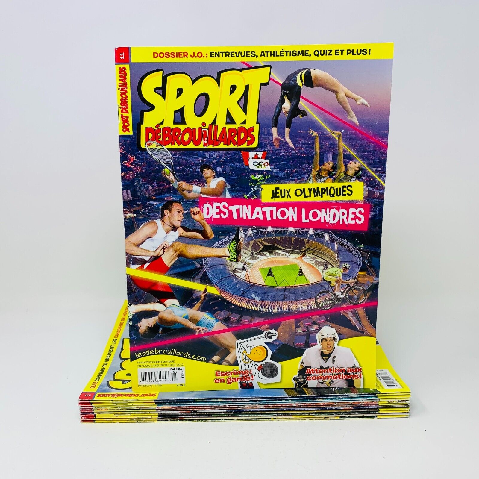 Sport Débrouillards 12 Magazines Enfants Français 2012-16 Années Incomplètes Lot