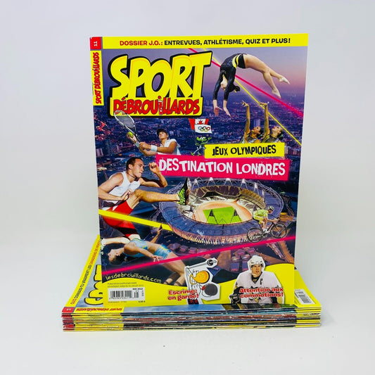Sport Débrouillards 12 Magazines Enfants Français 2012-16 Années Incomplètes Lot