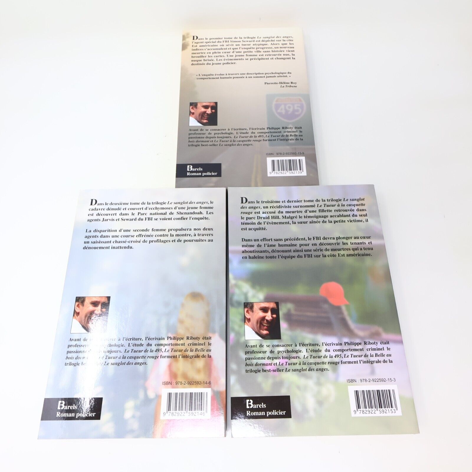 2008 Trilogie le Sanglot des Anges Philippe Riboty Coffret Barels Roman Policier