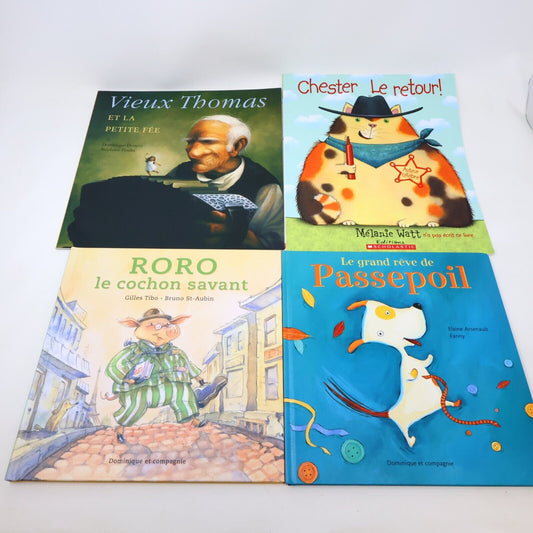 Lot 11 Livres Albums et 1ers Romans Mixés pour Jeunes Enfants Illustrés Français