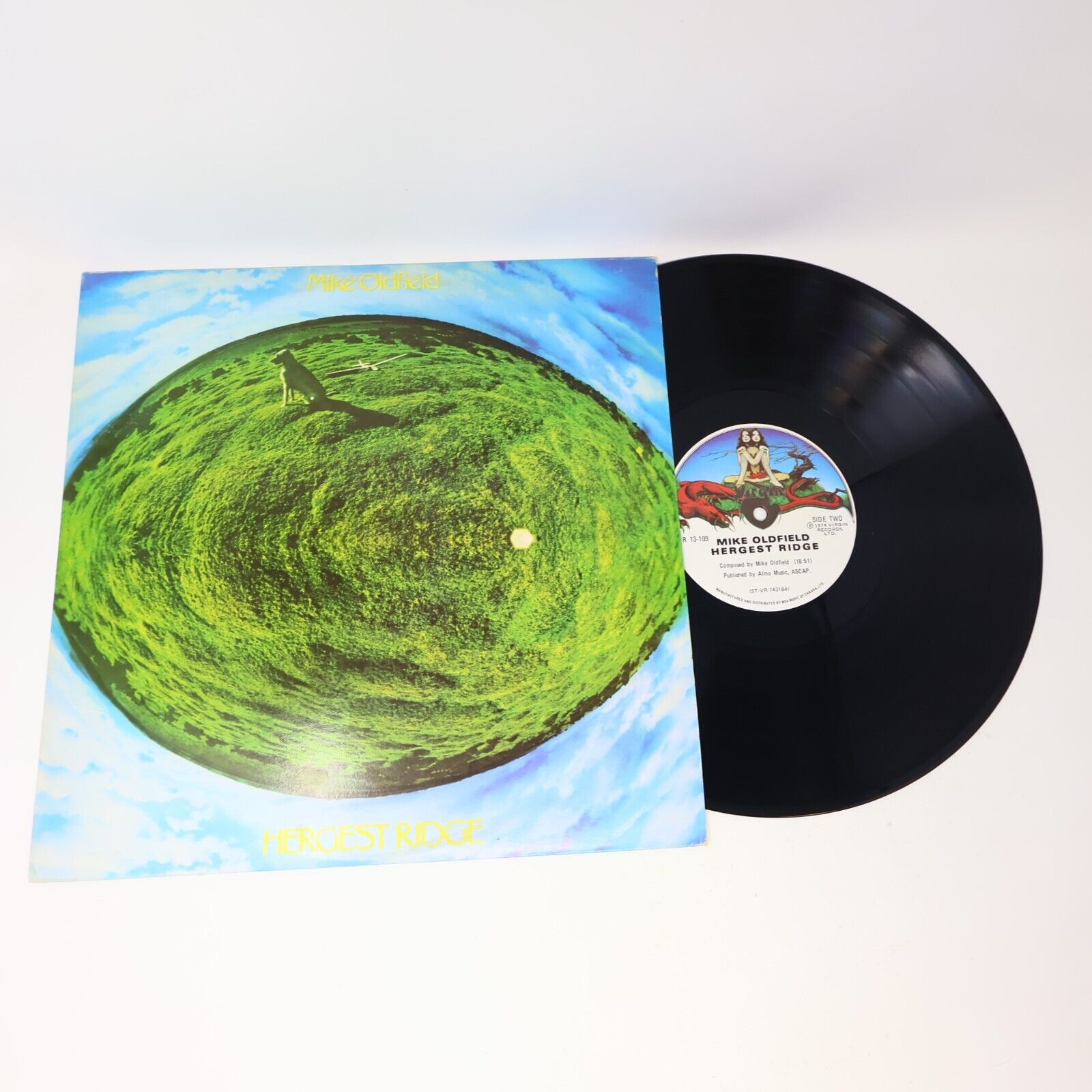 Mike Oldfield Hergest Ridge LP Record Vinyl 1974 ST-VR-743183 Virgin Canada 70s