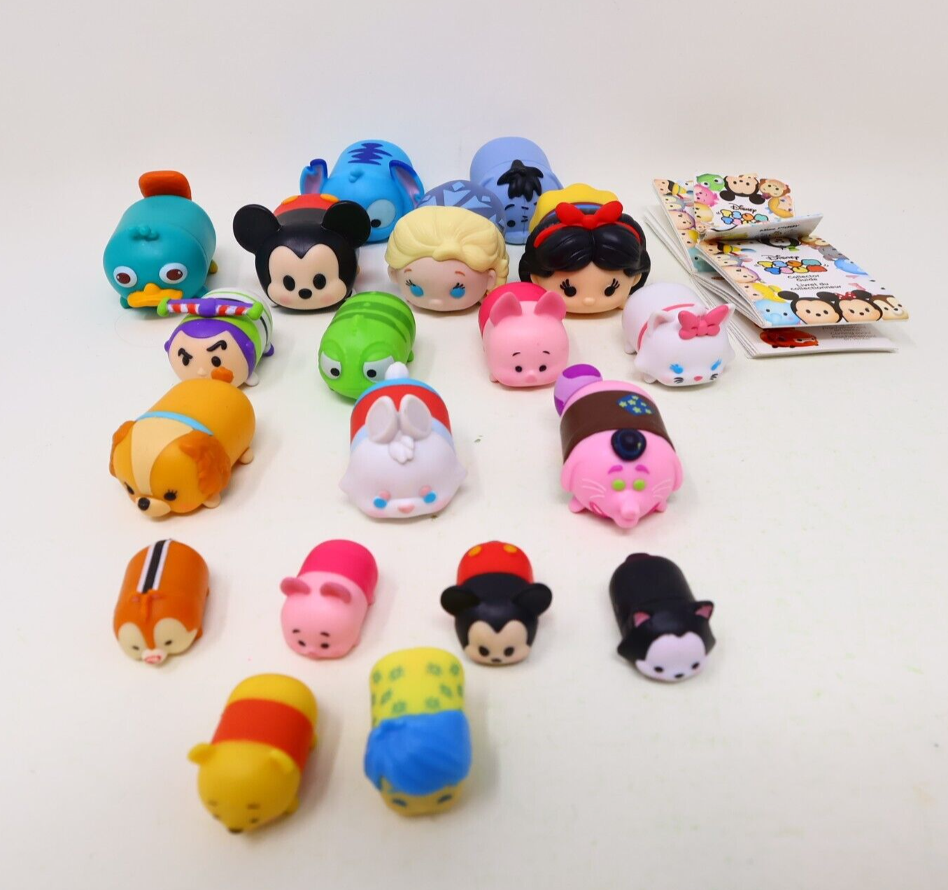Lot of 19 Disney Tsum Tsum Figures Jakks Toys Eeyore Mickey Stitch Snow White