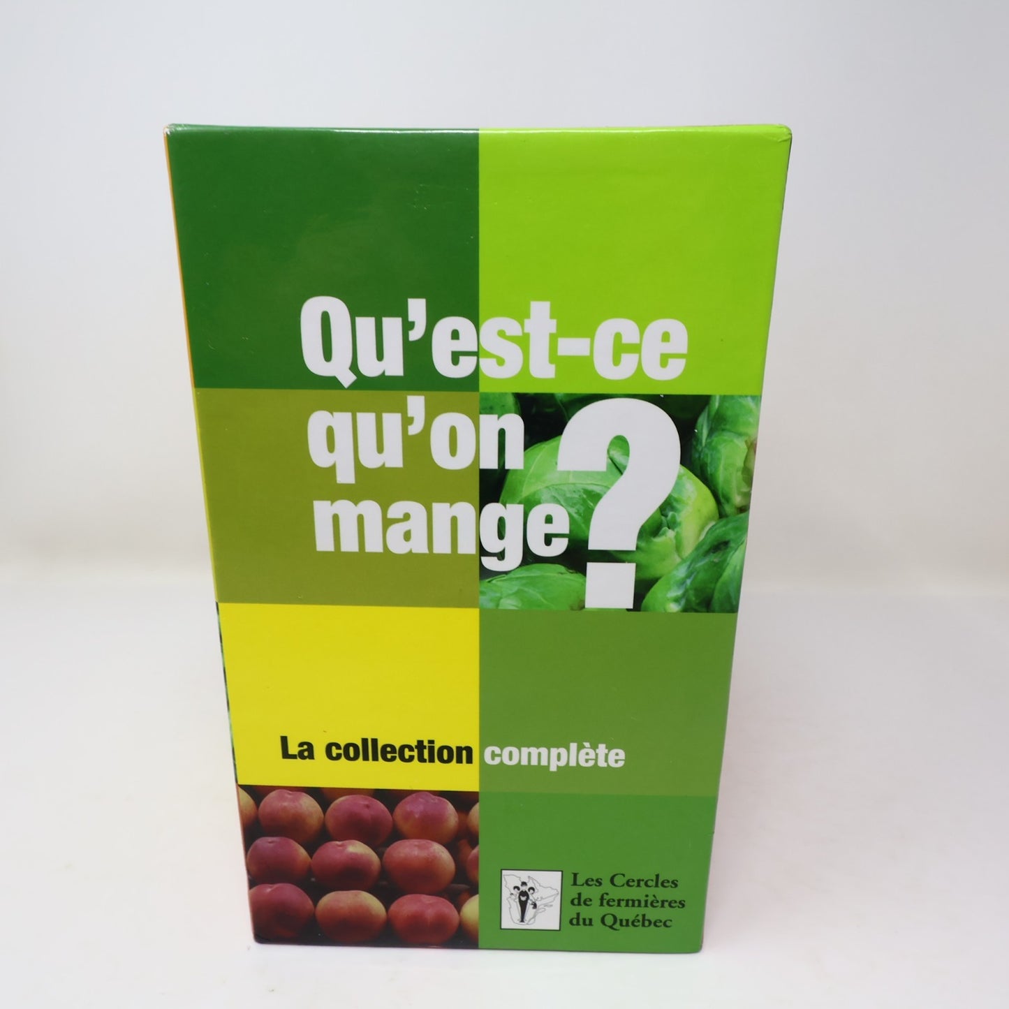 Coffret qu'est-ce qu'on Mange Les Cercles de Fermières du Québec 2003 Français