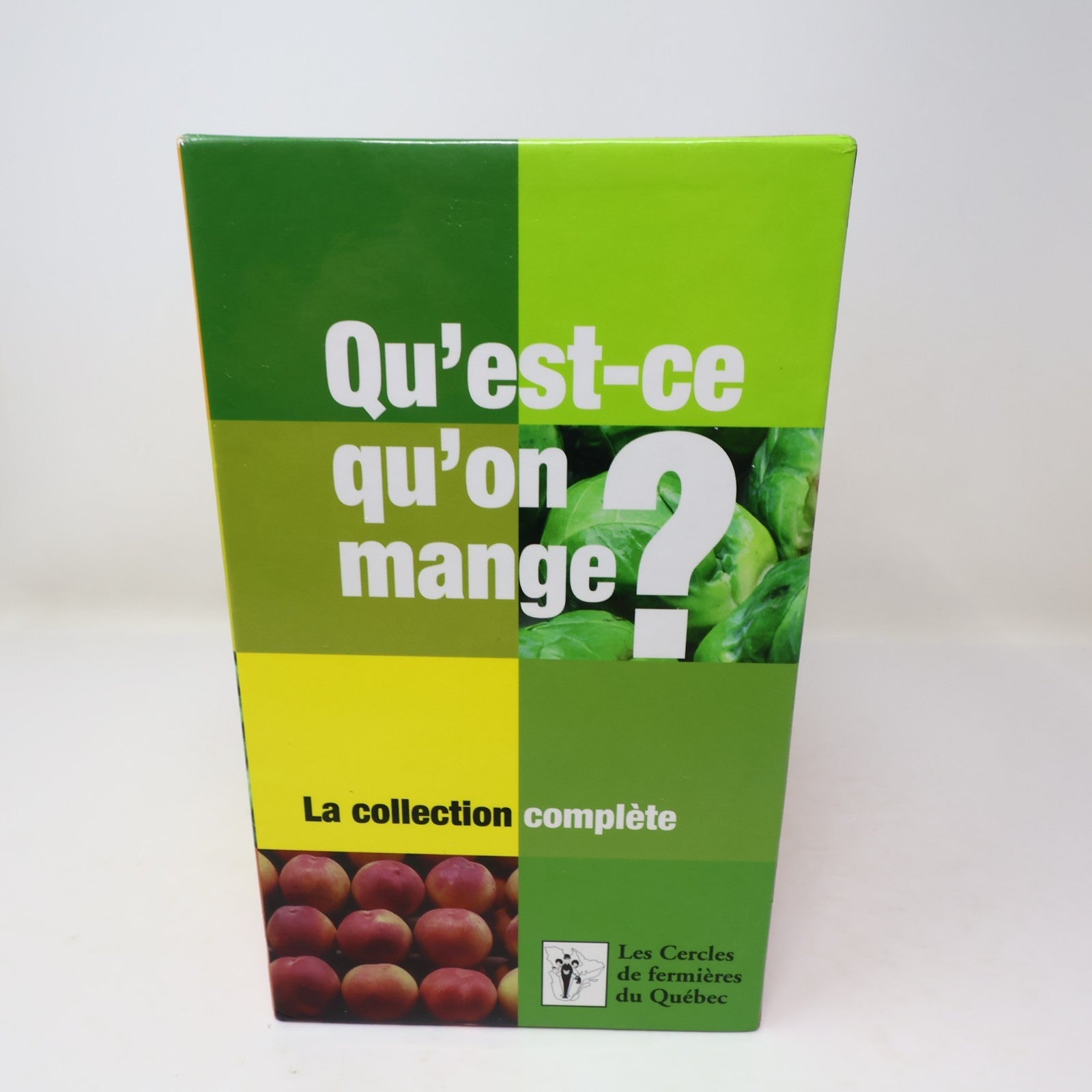 Coffret qu'est-ce qu'on Mange Les Cercles de Fermières du Québec 2003 Français