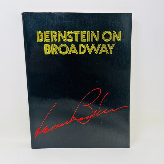 1981 Bernstein on Broadway Songbook Piano Vocal Amberson/Shirmer Paperback