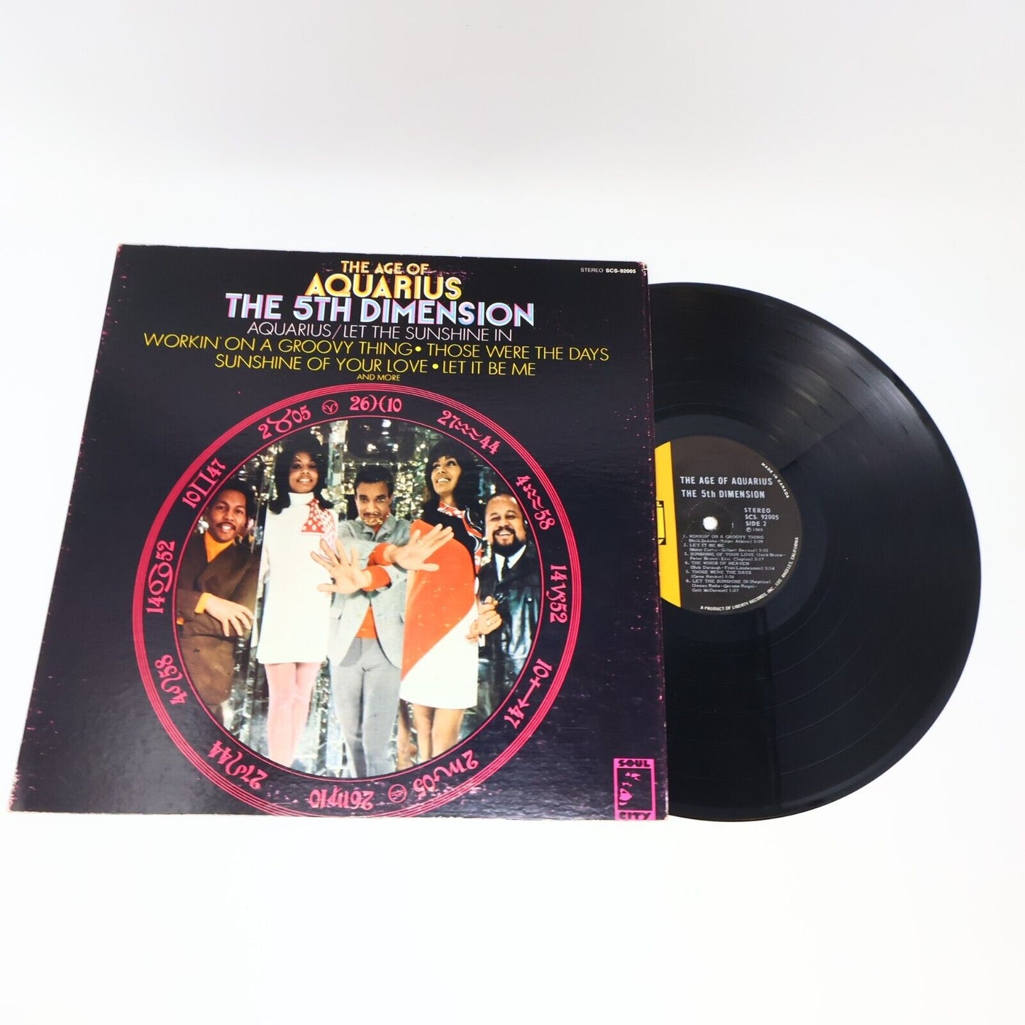 The 5th Dimension The Age of Aquarius LP Record SCS-92005 Let The Sunshine In