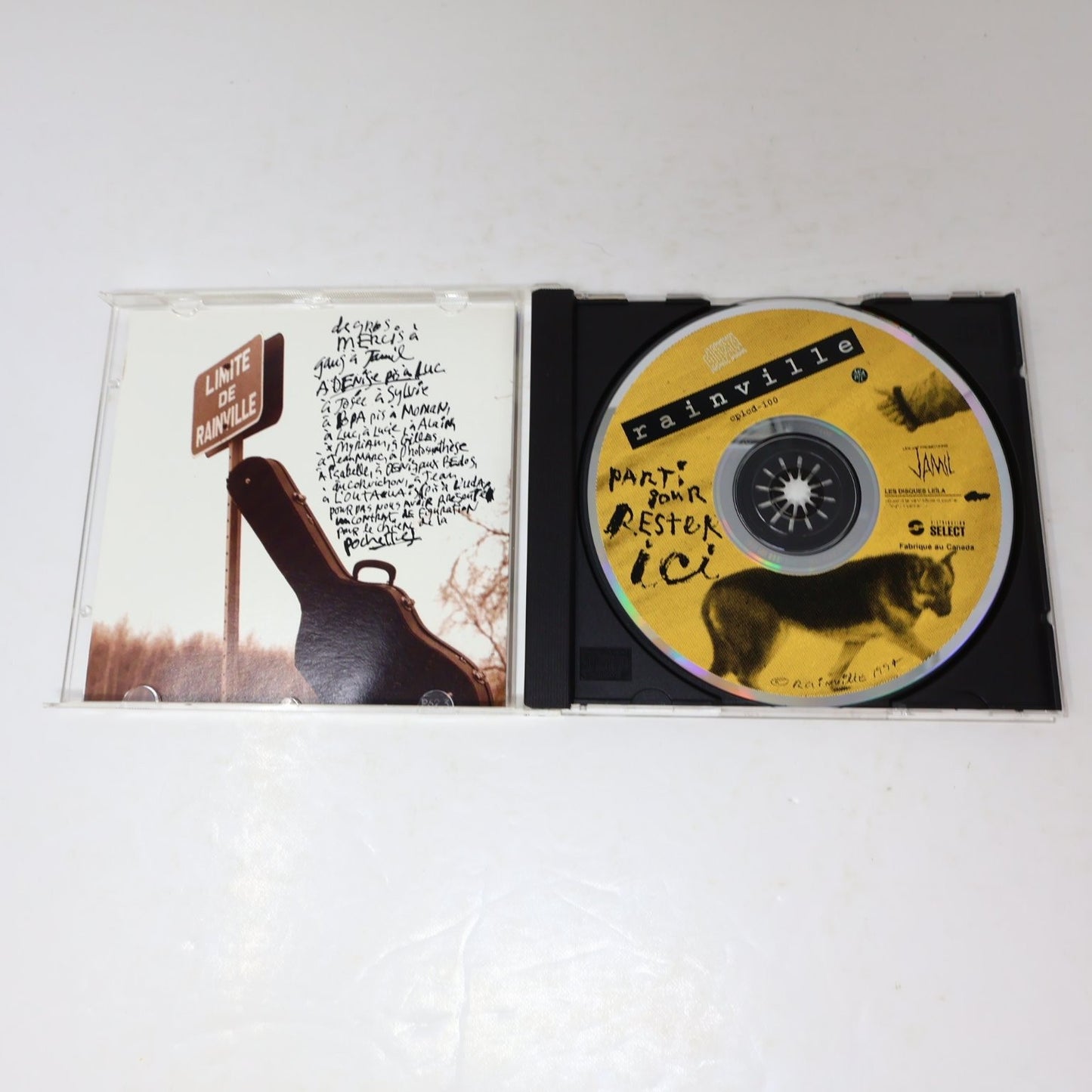 Denis Rainville - Parti Pour Rester Ici CD 1994 Quebec Folk Les Disques Leila