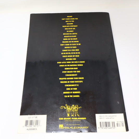 The Police Anthology Songbook/Sheet Music Piano Vocal Guitar Paperback Roxanne