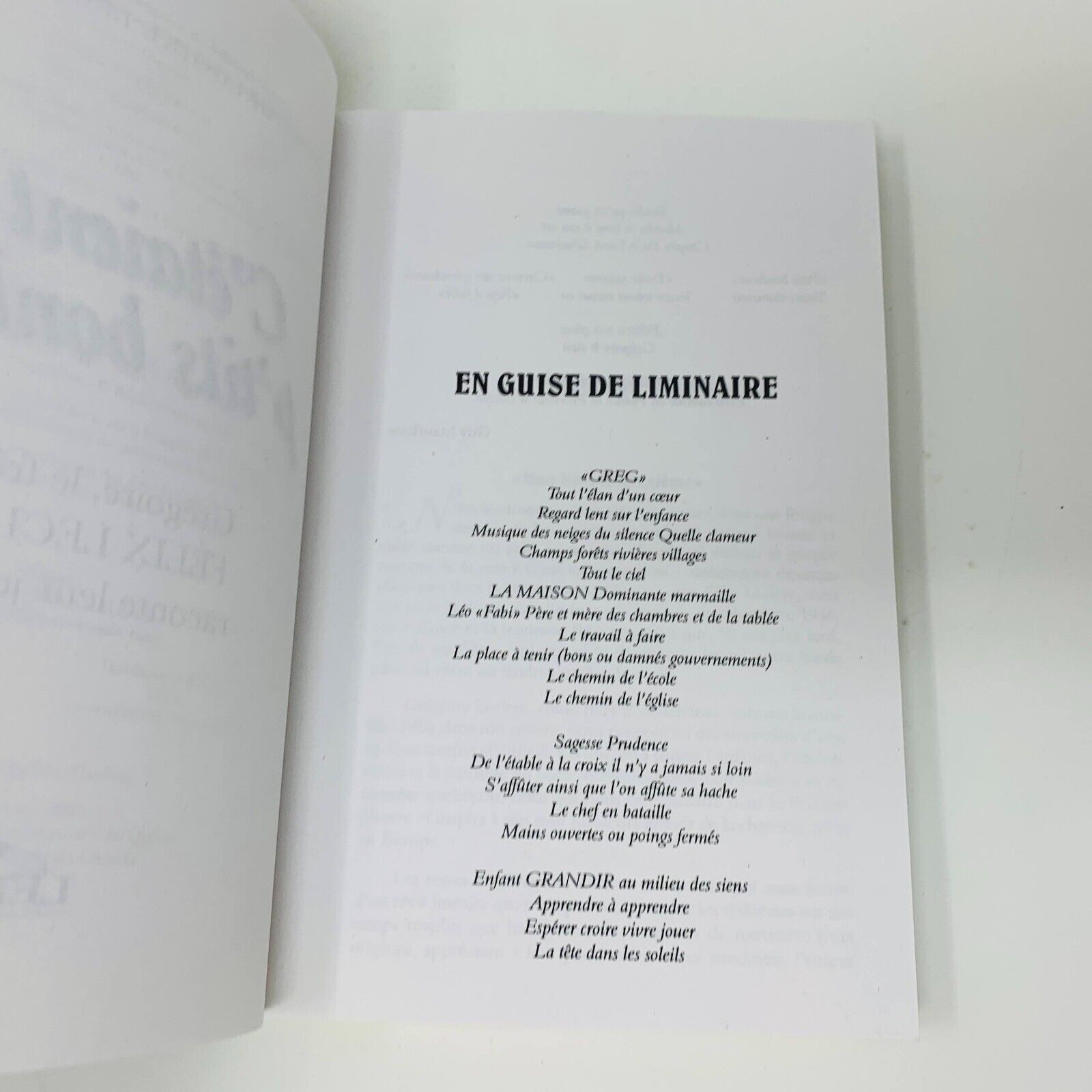2009 C'étaient des P'tits Bonheurs Biographie de Grégoire Frère de Félix Leclerc