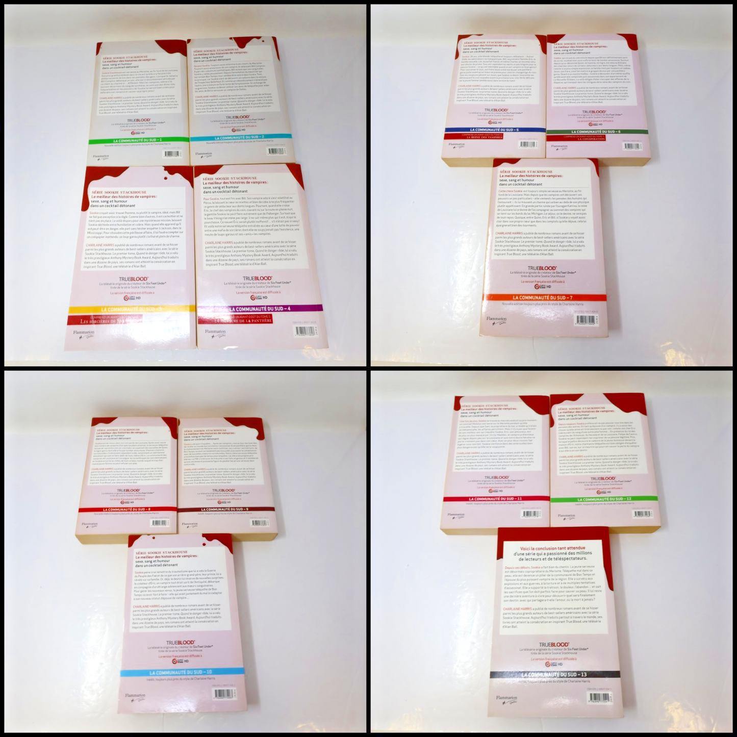 Sookie Stackhouse #1-13 Complète Lot 13 Livres Charlaine Harris Flammarion PB