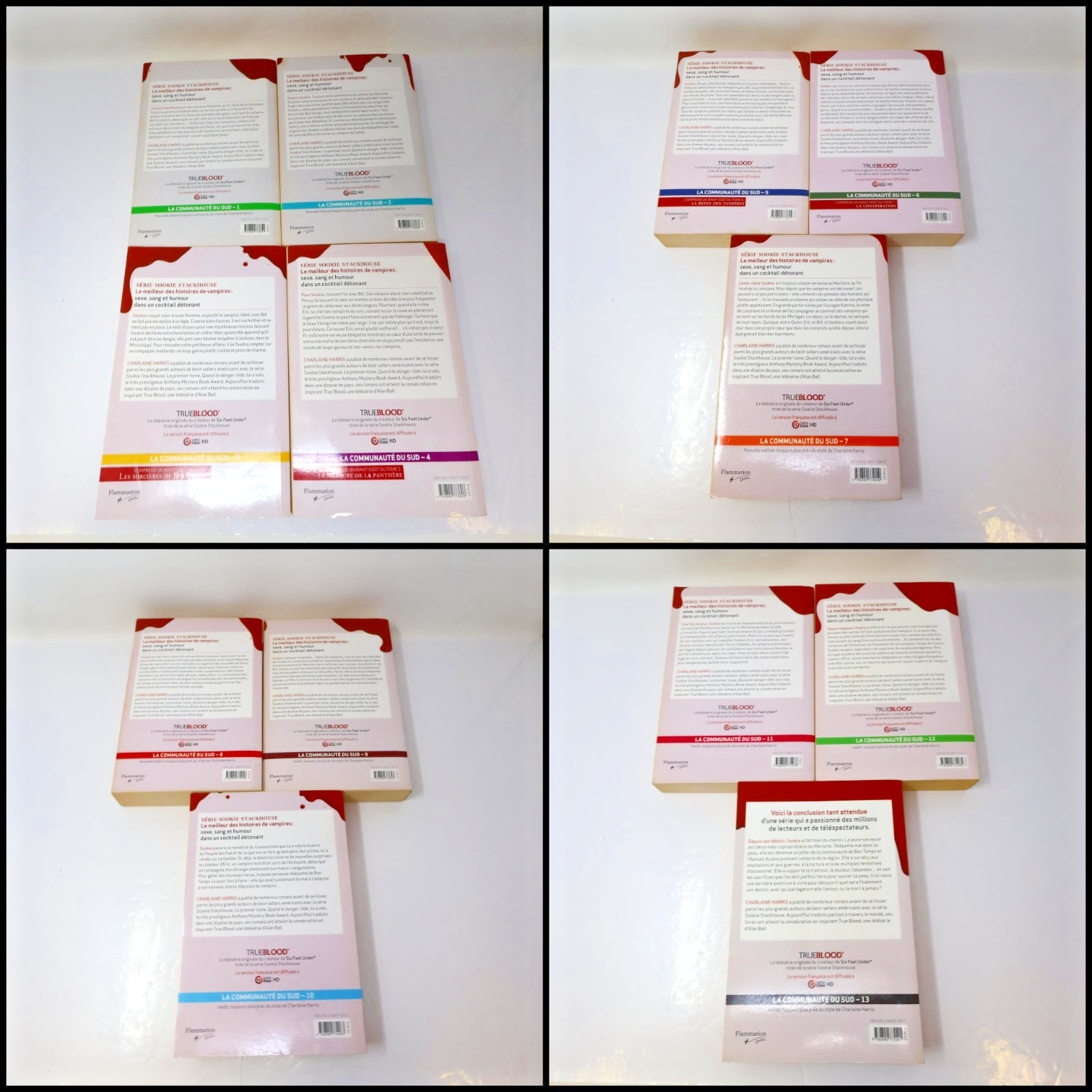 Sookie Stackhouse #1-13 Complète Lot 13 Livres Charlaine Harris Flammarion PB