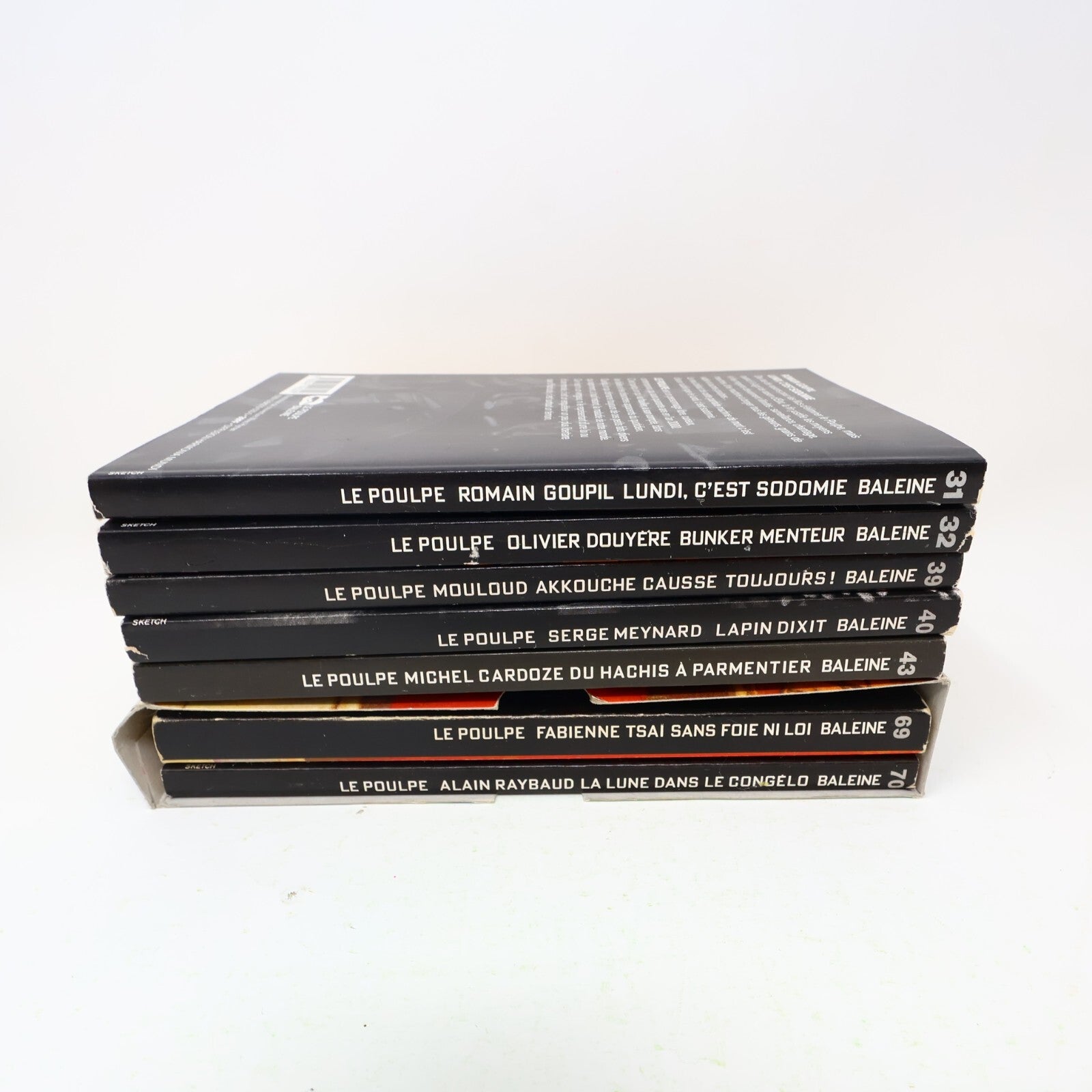 Le Poulpe Lot 7 Livres Crime et Mystère Policier Thriller Lundi C'est Sodomie PB