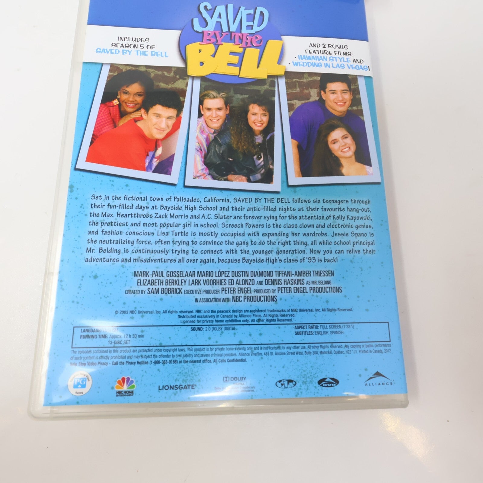 Saved by the Bell The Complete Collection DVD TV NTSC Region 1 Tested 4:3 2012