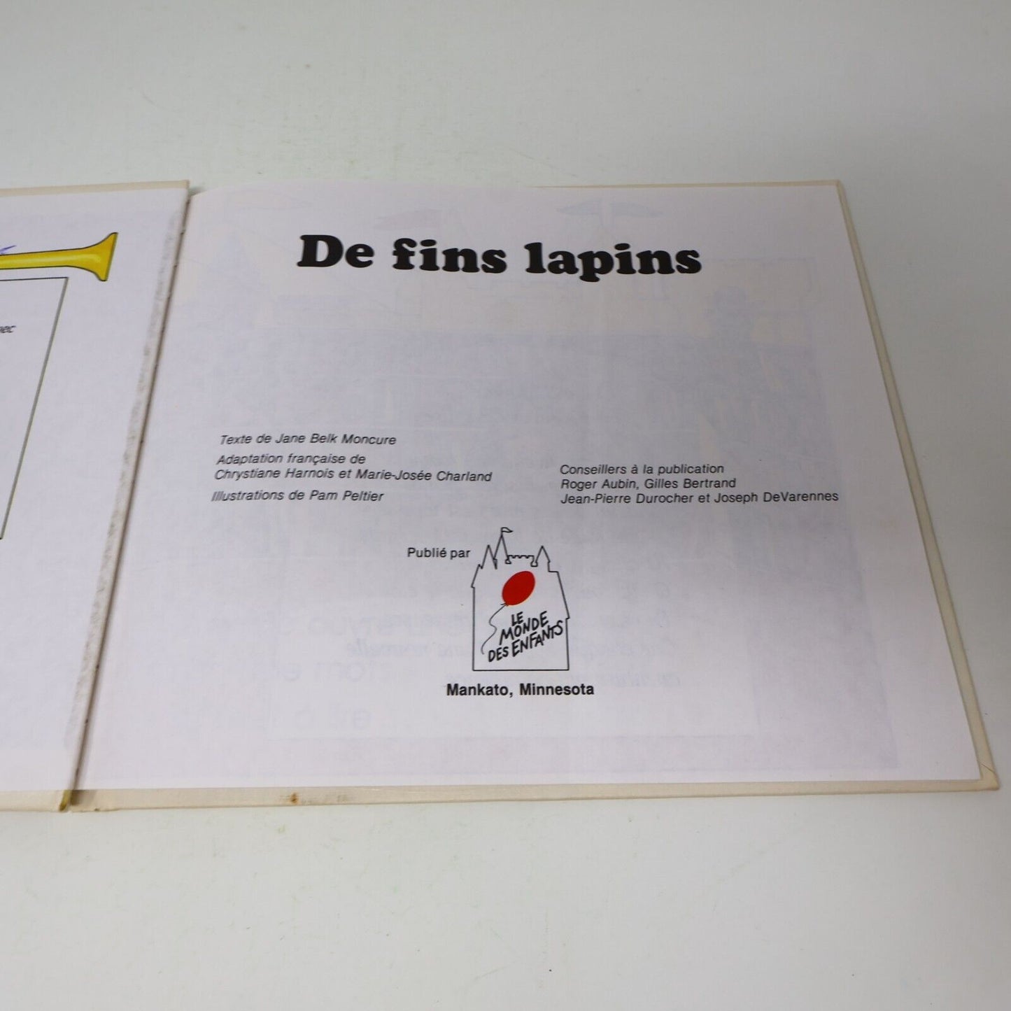 Lot 18 Jane Belk Moncure Le Château Magique du Livre Livres Enfants Grolier 90s
