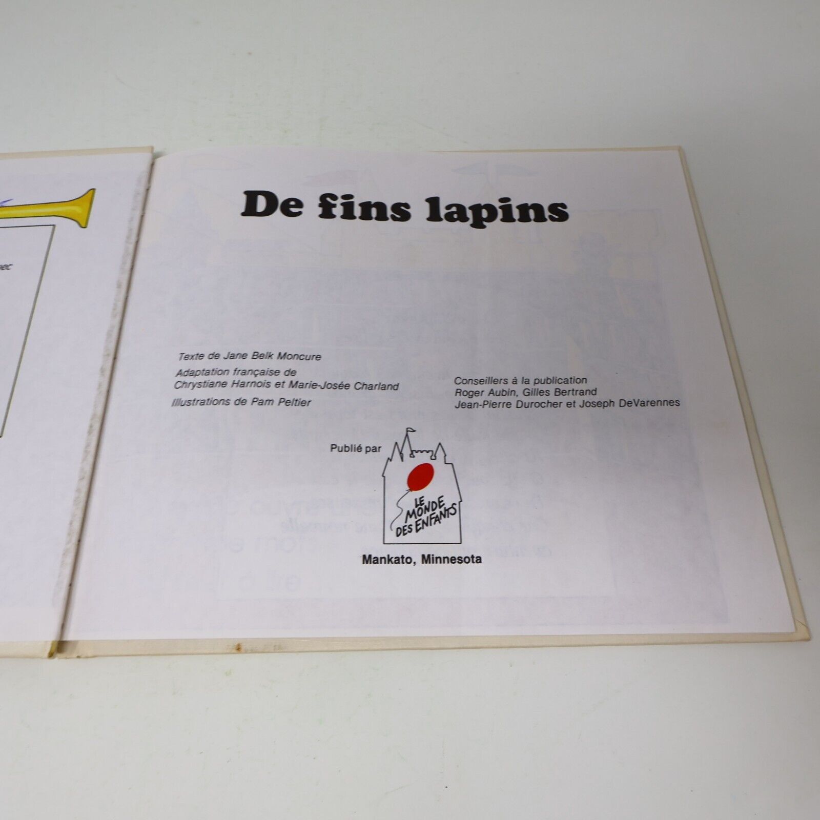 Lot 18 Jane Belk Moncure Le Château Magique du Livre Livres Enfants Grolier 90s