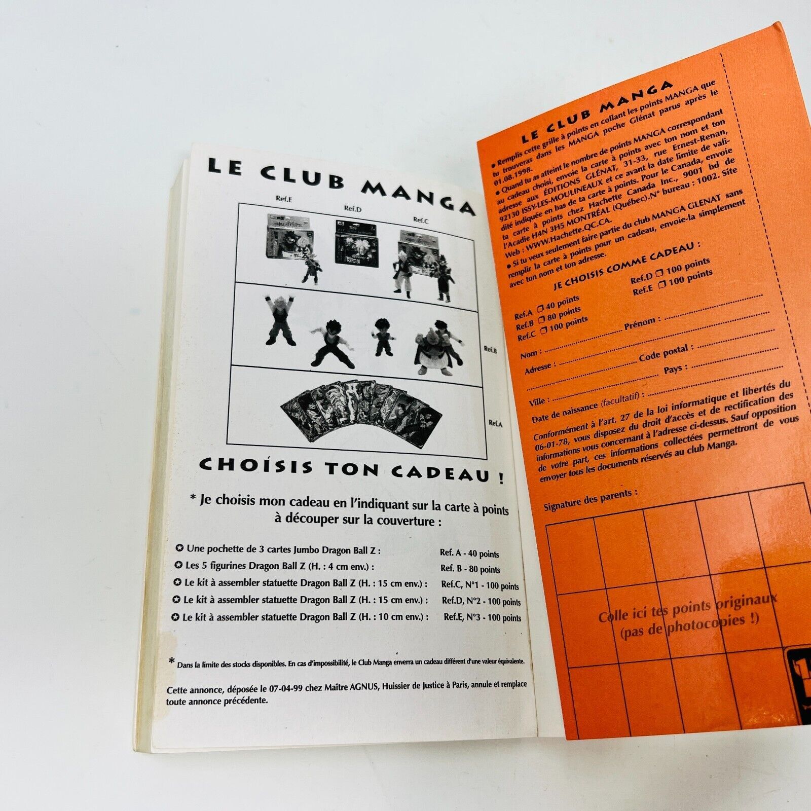 2000 Dragon Ball 41 Super Gotenks Glénat Manga de Akira Toriyama Français/French