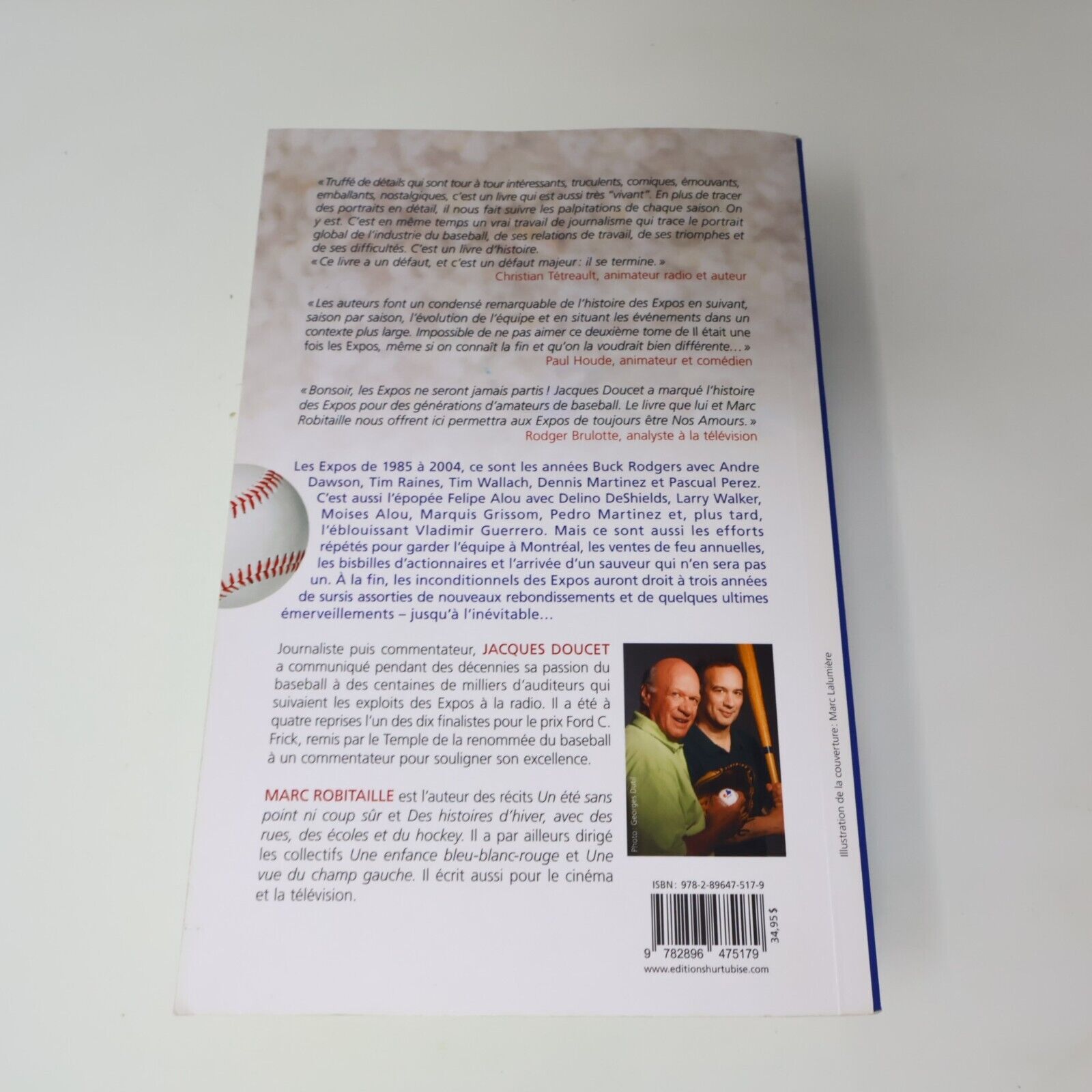 2009 Il Était une Fois les Expos #2 Les Années 1985-2004 Doucet/Robitaille Livre