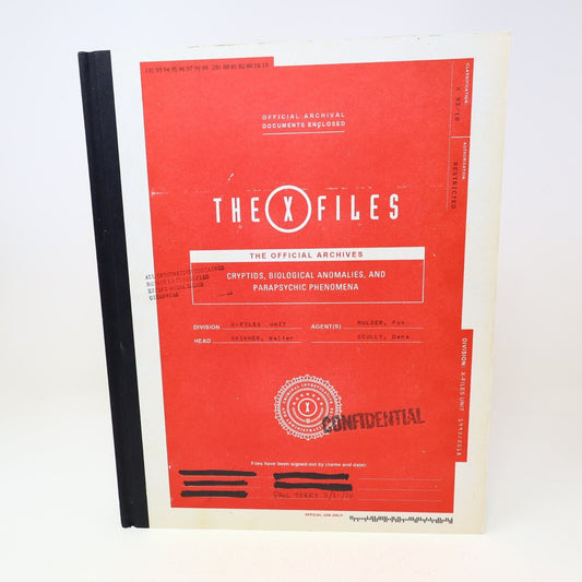 2020 X-Files the Official Archives Cryptids Biological Anomalies Phenomena HC