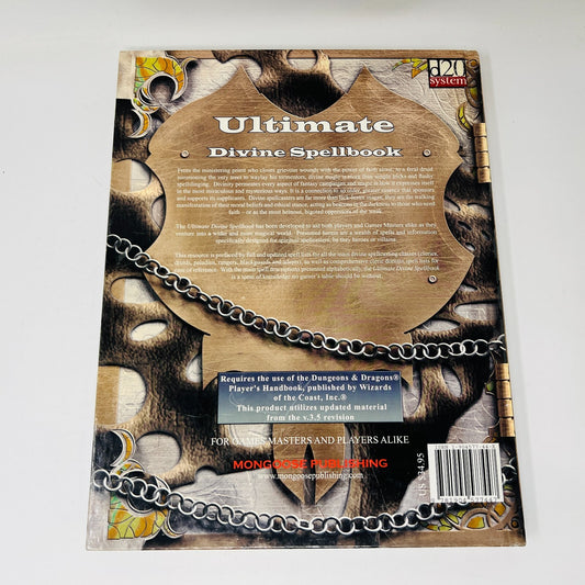 Ultimate Divine Spellbook Mongoose HC D20 v3.5 Supplementary Rulebook 8 MGP 9008