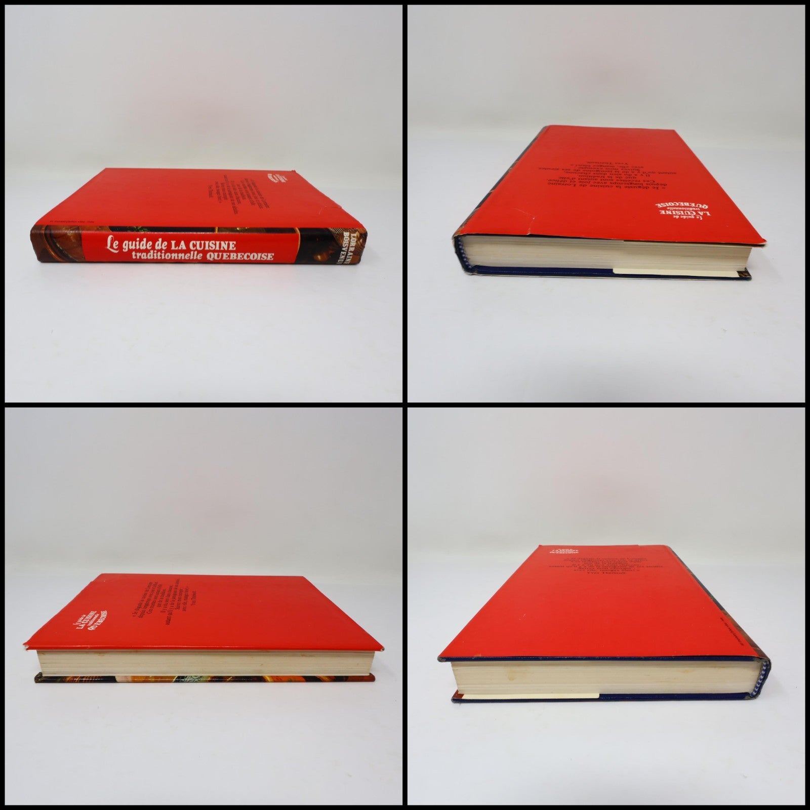 Le Guide de la Cuisine Traditionnelle Québécoise Lorraine Boisvenue 1981 HC BCE