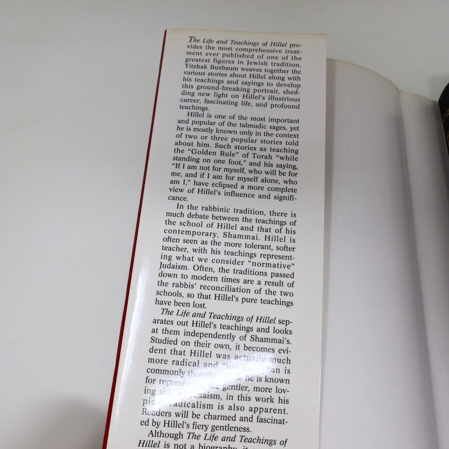 1994 The Life and Teachings of Hillel Yitzhak Buxbaum 1st Print Hardcover HC 90s