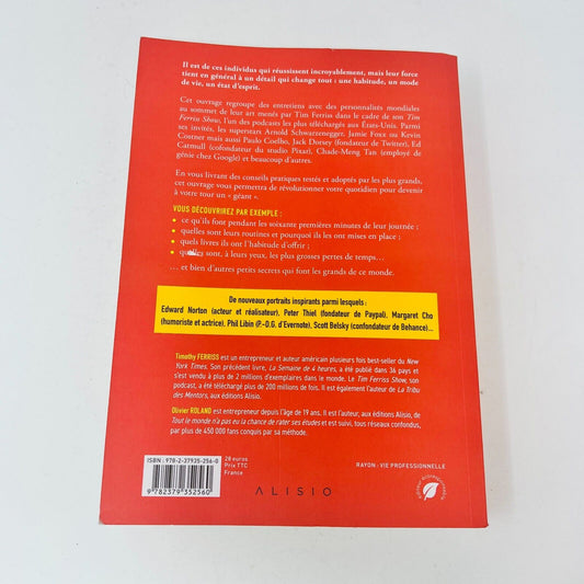2022 Les Outils Des Géants de Timothy Ferriss Édition Révisée Emploi Succès PB