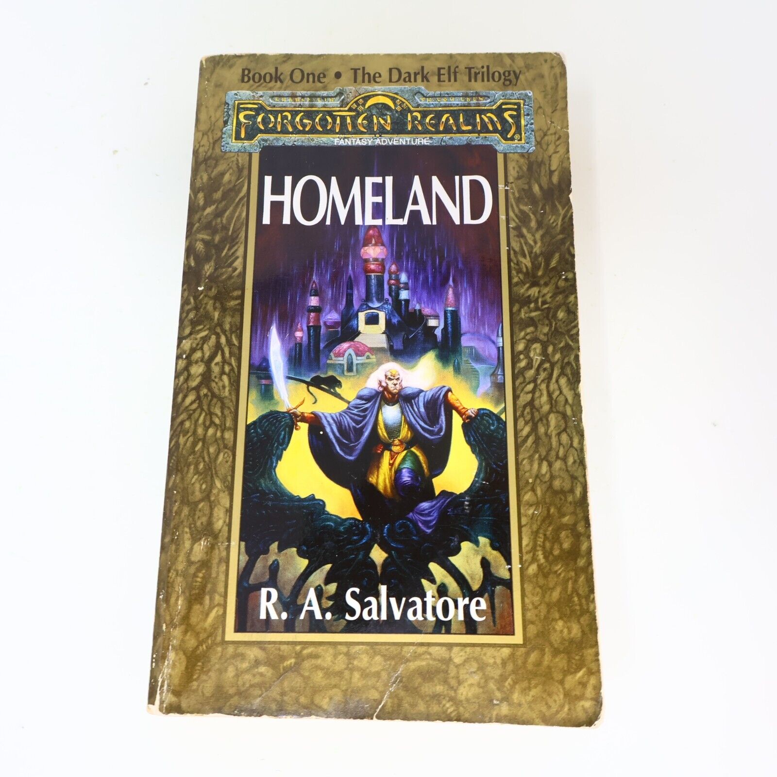 1990 Homeland Dark Elf Trilogy #1 by R. A. Salvatore Forgotten Realms Paperback
