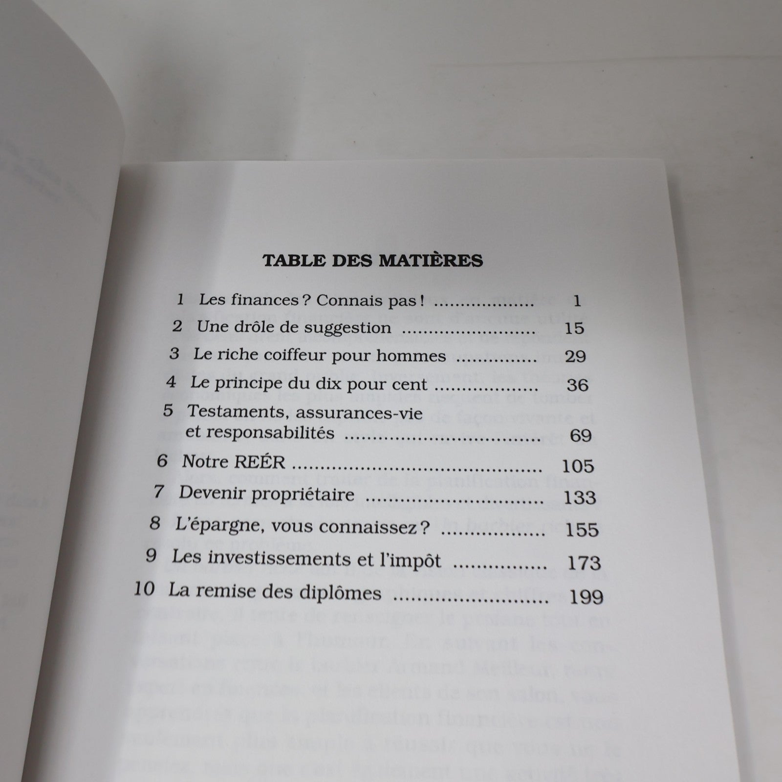 Un Barbier Riche David Chilton Trécarré 1997 PB Français French Affaires Livre