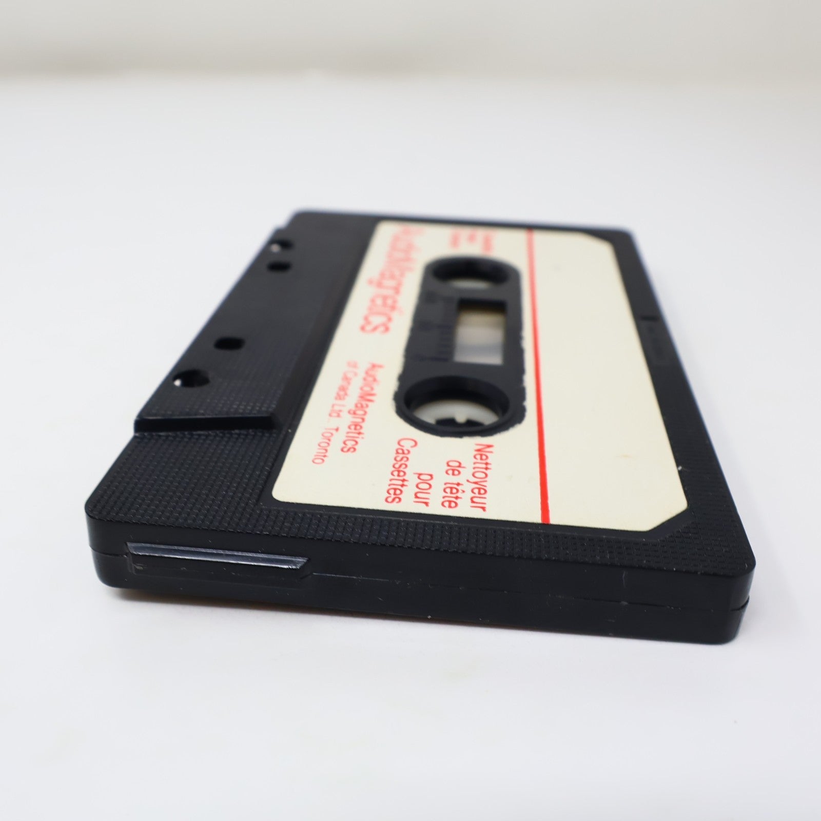 Audio Magnetics Cassette Tape Head Cleaner with Exclusive Polishing Action HC