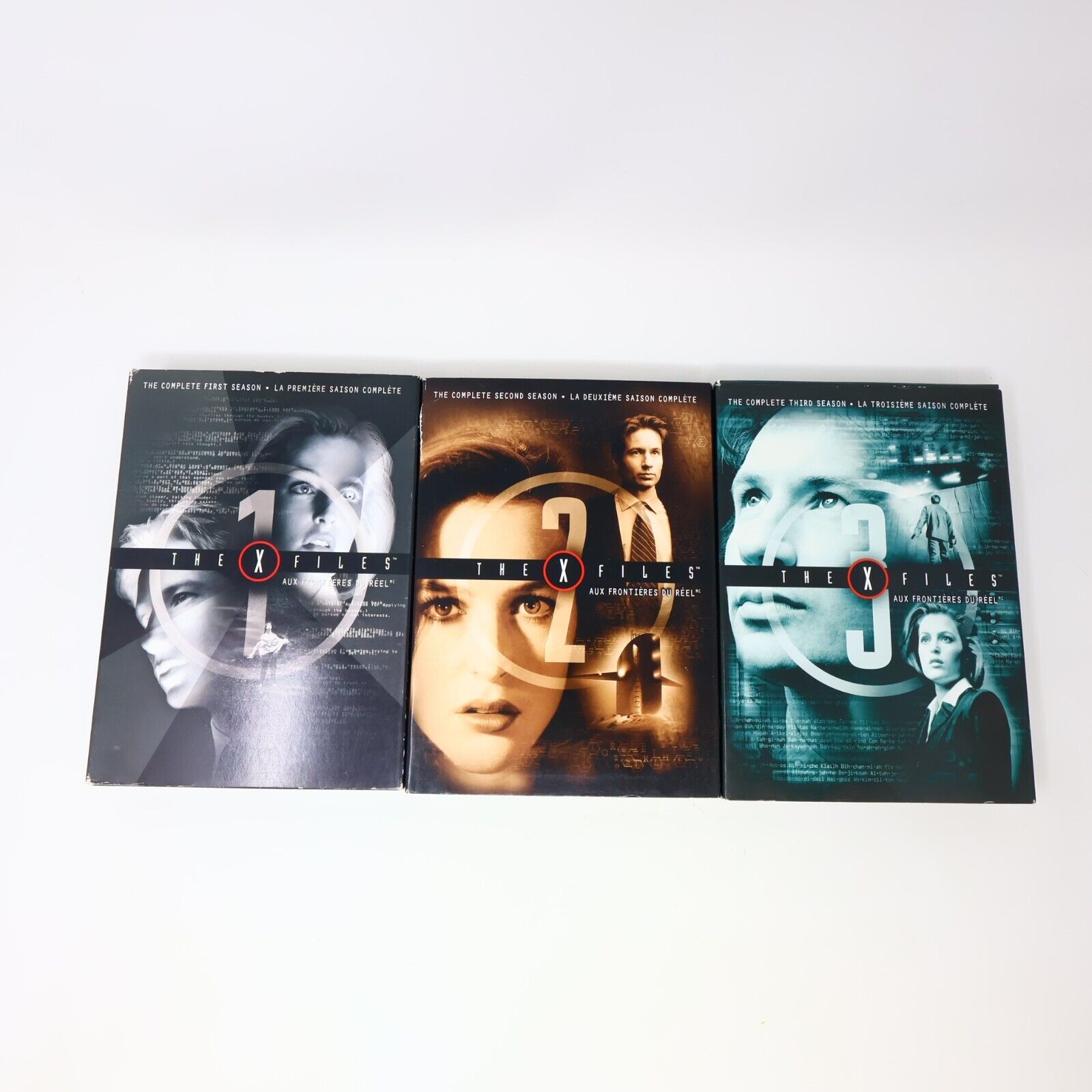 The X Files / Aux Frontières du Réel Season #1-2-3 DVD Lot NTSC David Duchovny