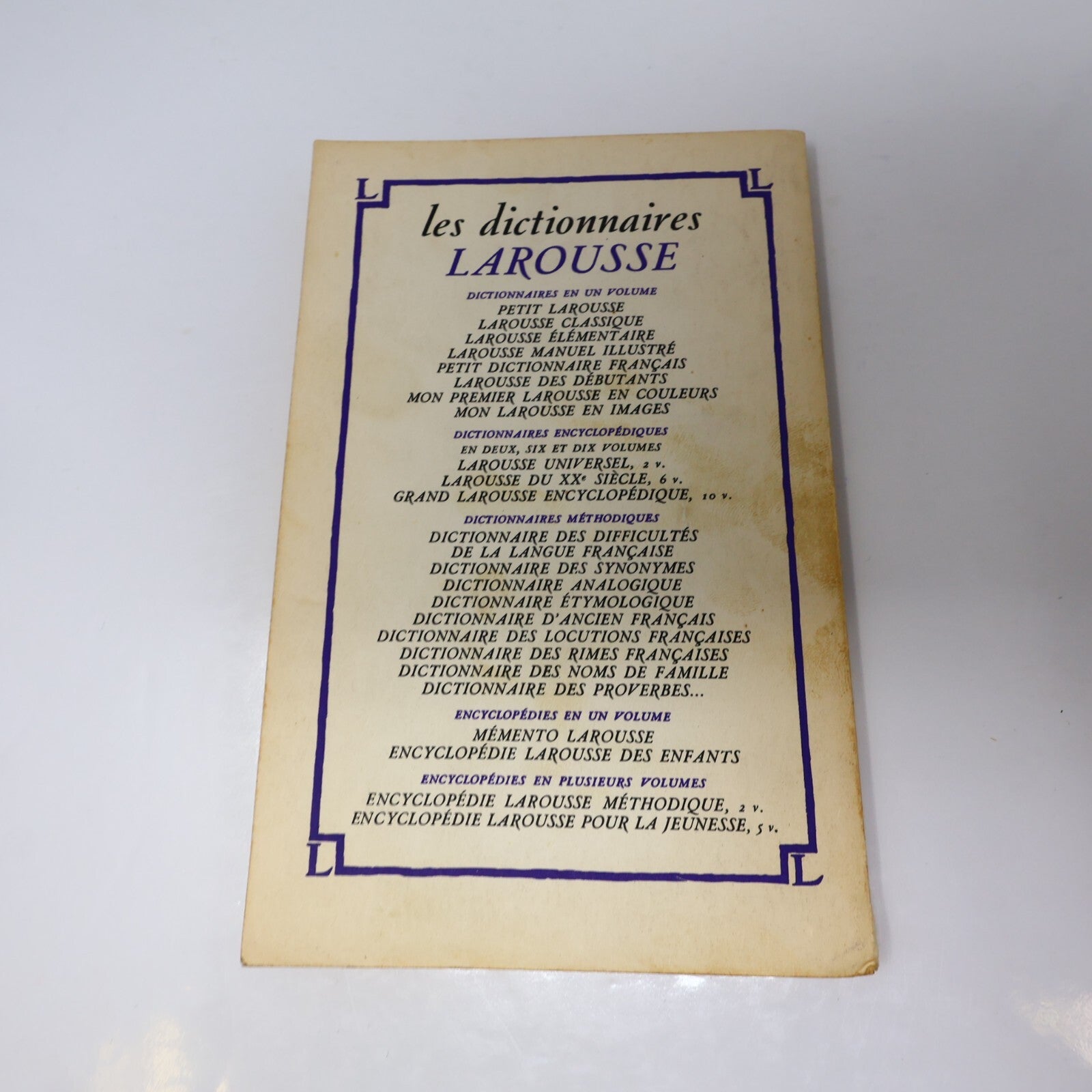 Classiques Larousse Lot 8 Livres Molière/Corneille/Bossuet/Musset/Chateaubriand