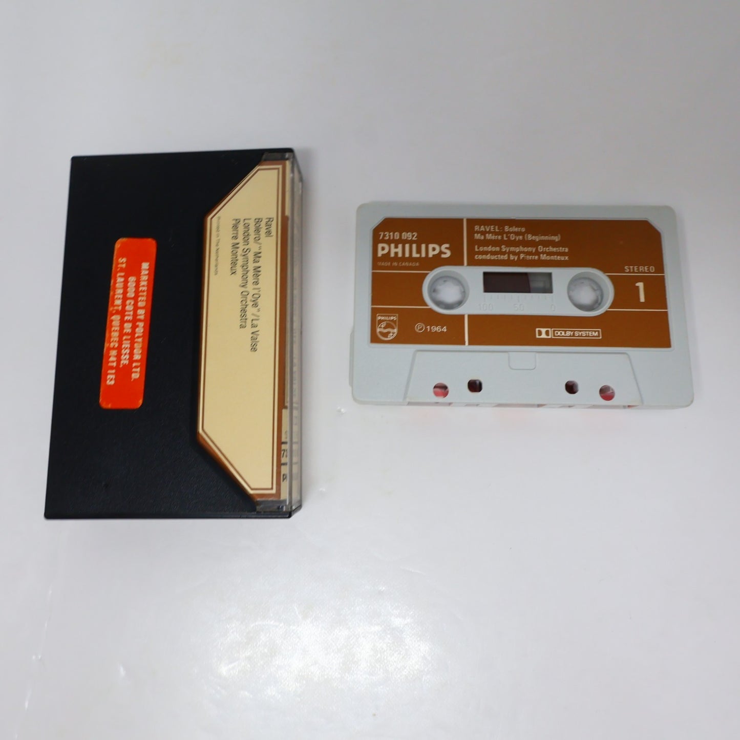 Ravel 3 Cassettes Lot Bolero/Ma Mère L'oye/Pianos Conertos Dutoit/Monteux/Rogé