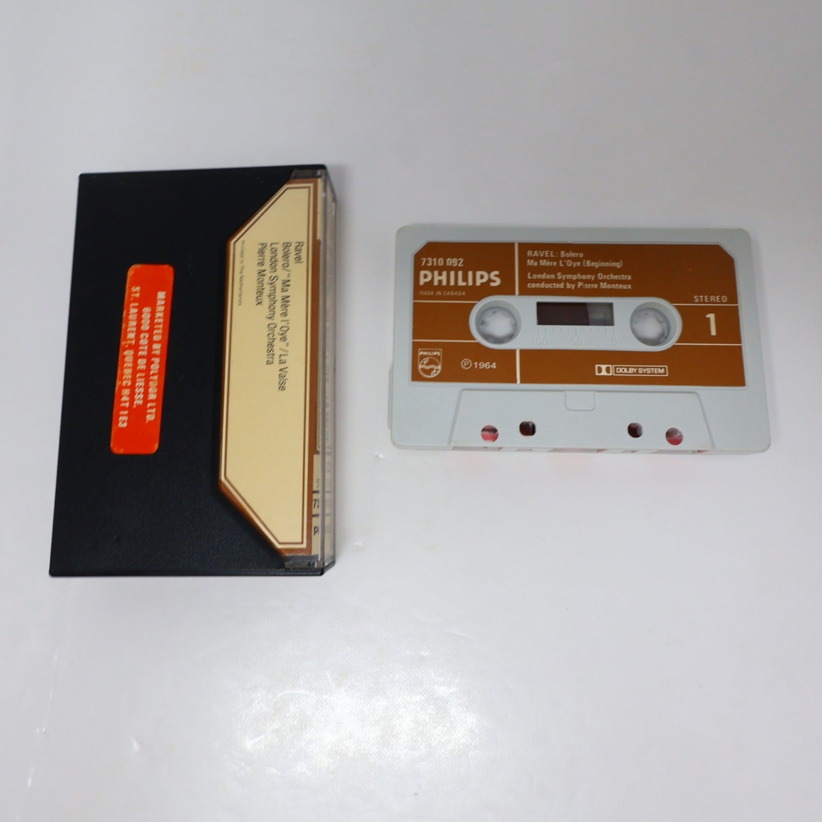 Ravel 3 Cassettes Lot Bolero/Ma Mère L'oye/Pianos Conertos Dutoit/Monteux/Rogé