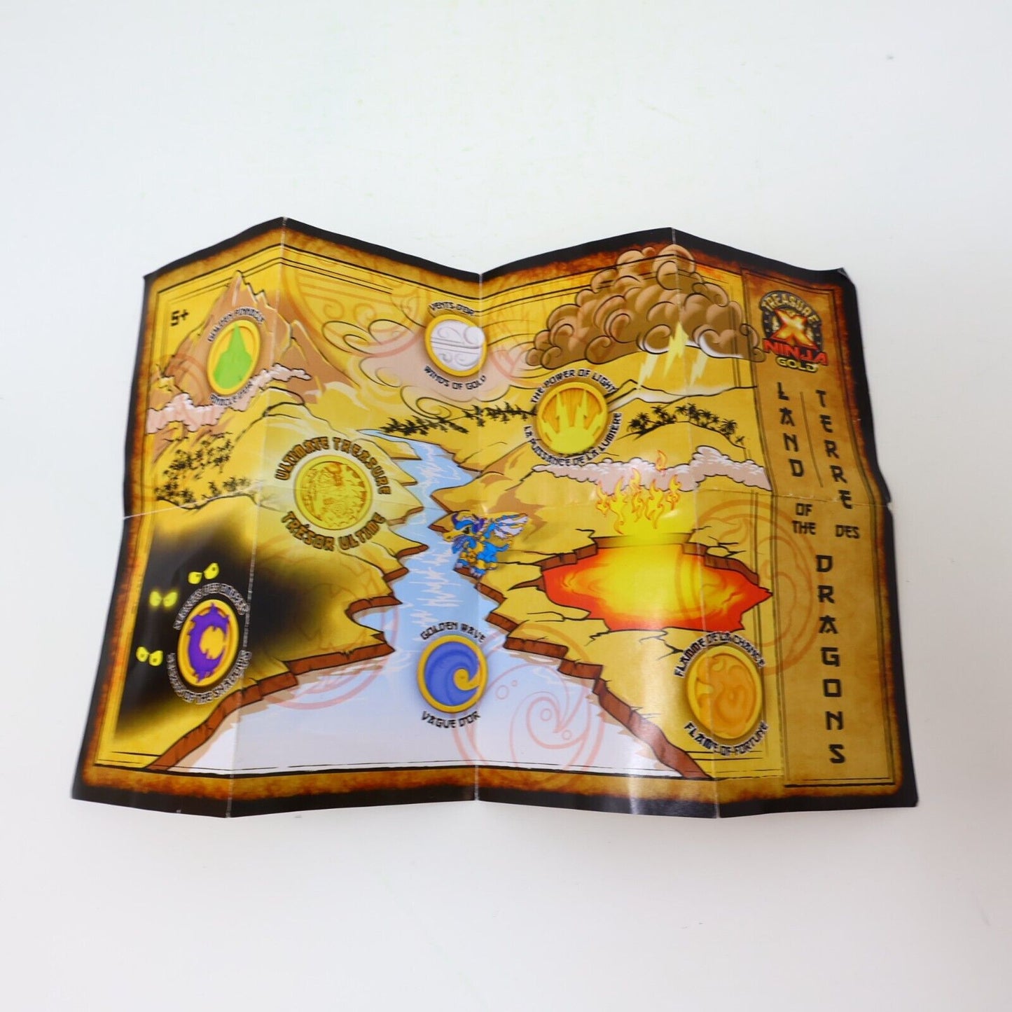 Treasure X Emberback Dragon Arachnide Ninja Gold Set Moose Toy Land of Dragons