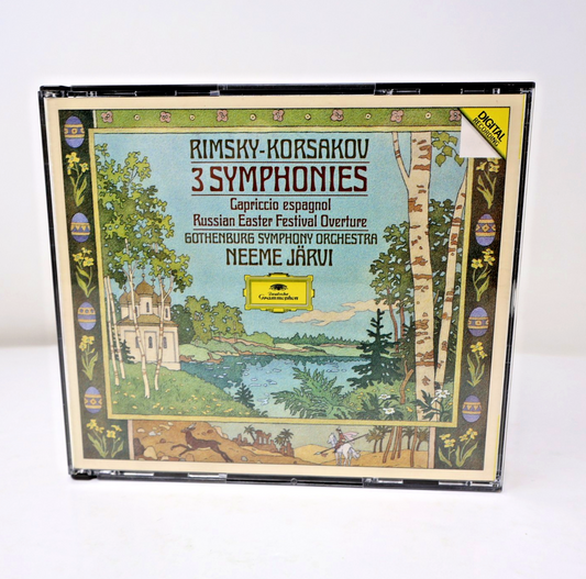 Rimsky-Korsakov 3 Symphonies CD Neeme Järvi/Gothenburg Symphony Orchestra 1988
