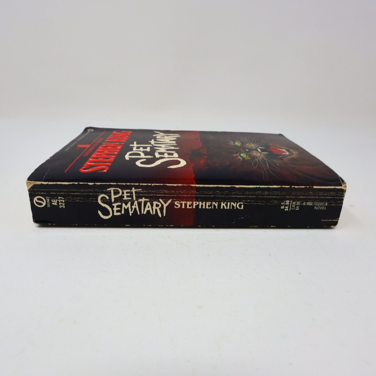 1984 Pet Sematary Stephen King Horror 2nd Print Signet Paperback Book 80s PB