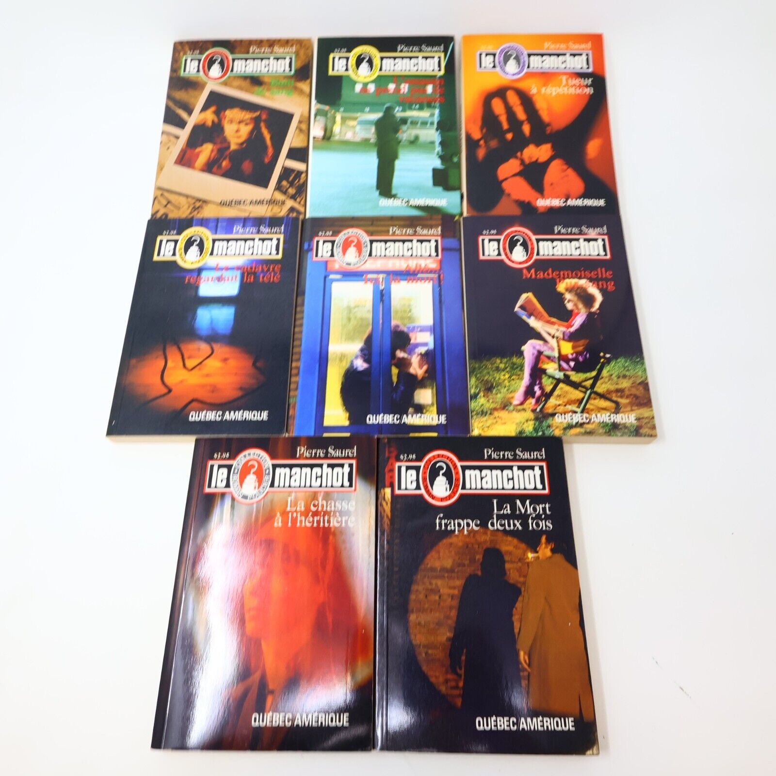 Le Manchot #1-16 Lot 17 Livres Pierre Saurel Français French Québec Amérique 80s