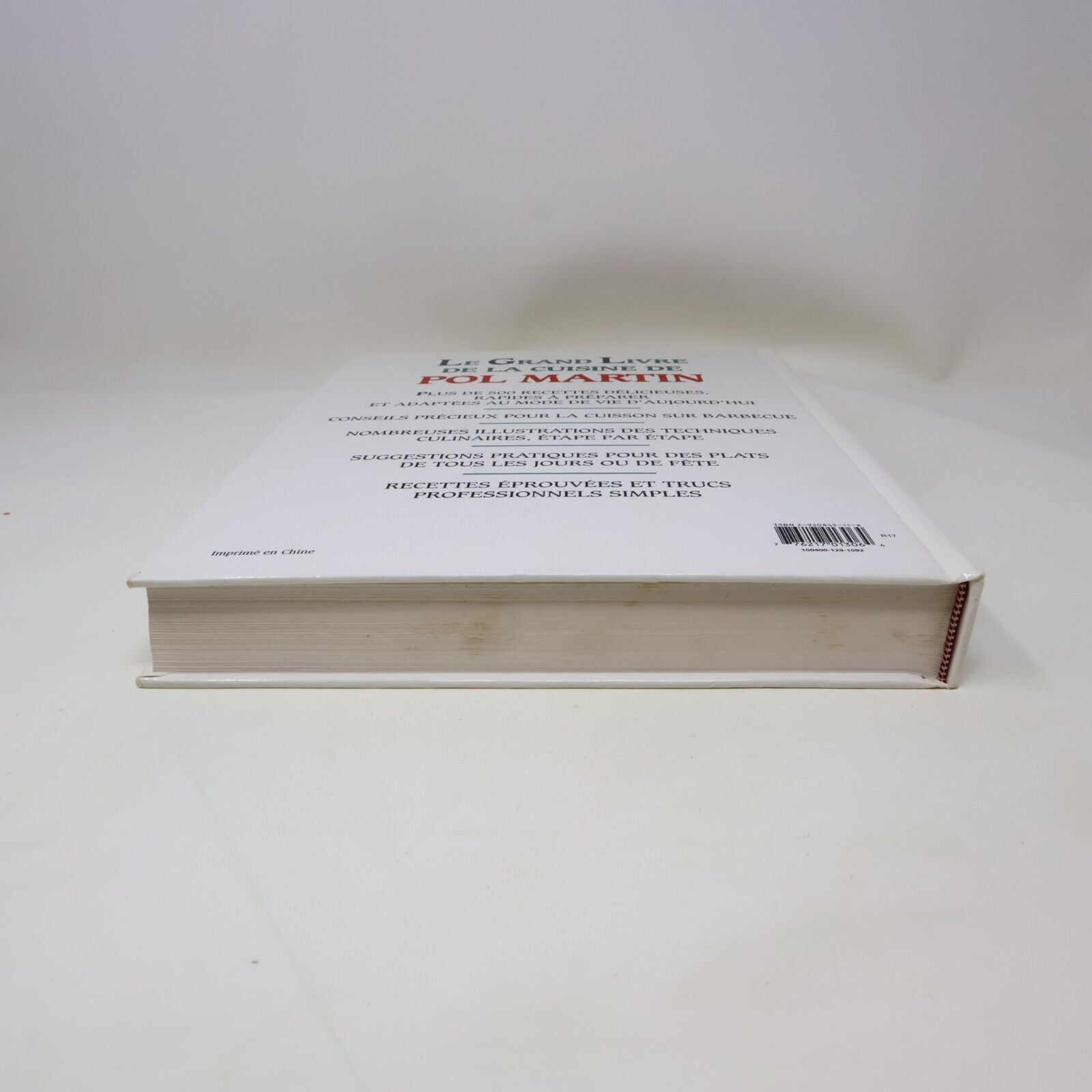 1987 Le Grand Livre de la Cuisine de Pol Martin Recettes Français Brimar HC 80s
