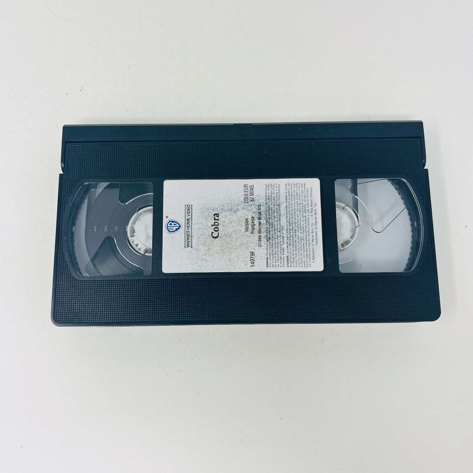 1994 Cobra VHS NTSC Testé en Français/in French Sylvester Stallone Action