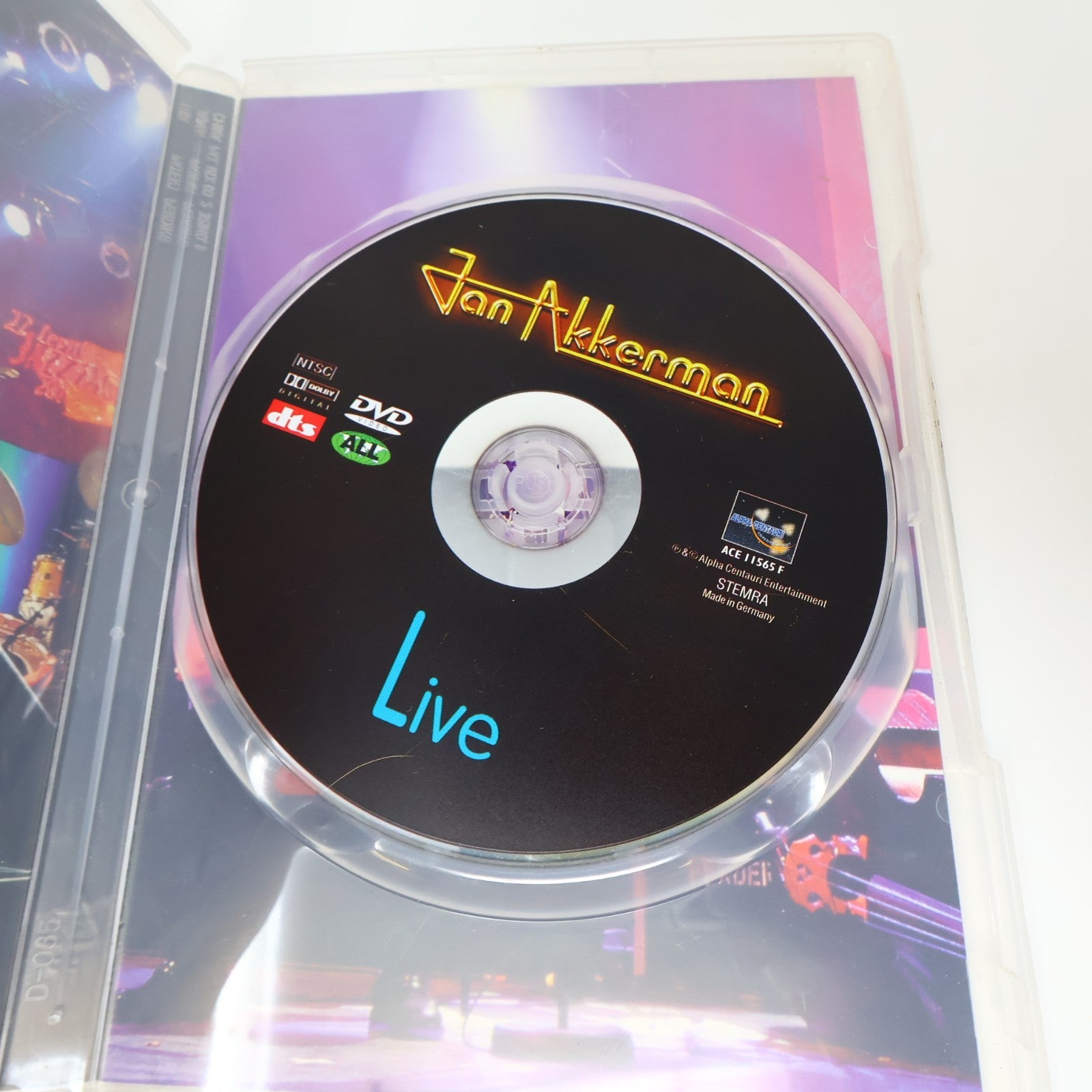 Jan Akkerman Live DVD NTSC Tested Streetwalker/My Pleasure/Tommy/Central Station