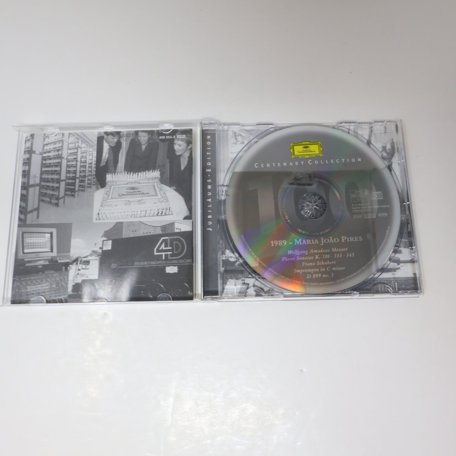 1989 Maria Joao Pires Mozart Schubert Piano CD Deutsche Grammophon 90s
