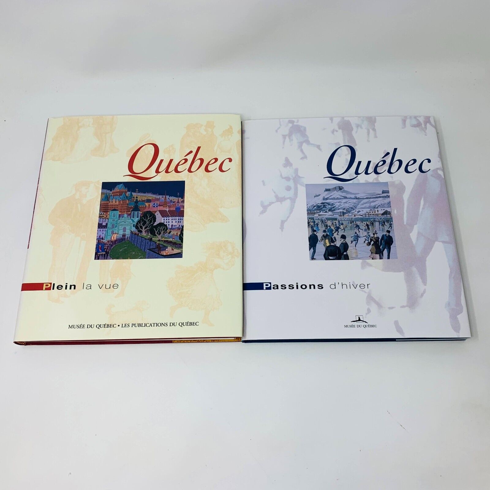 Coffret de Livres Musée du Québec Exposition "Plein la Vue" & "Passions d'Hiver"